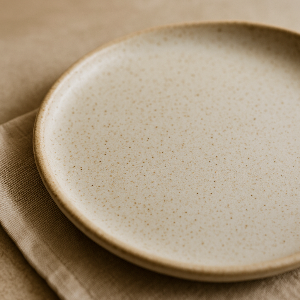 Dinner plate — glaze detail