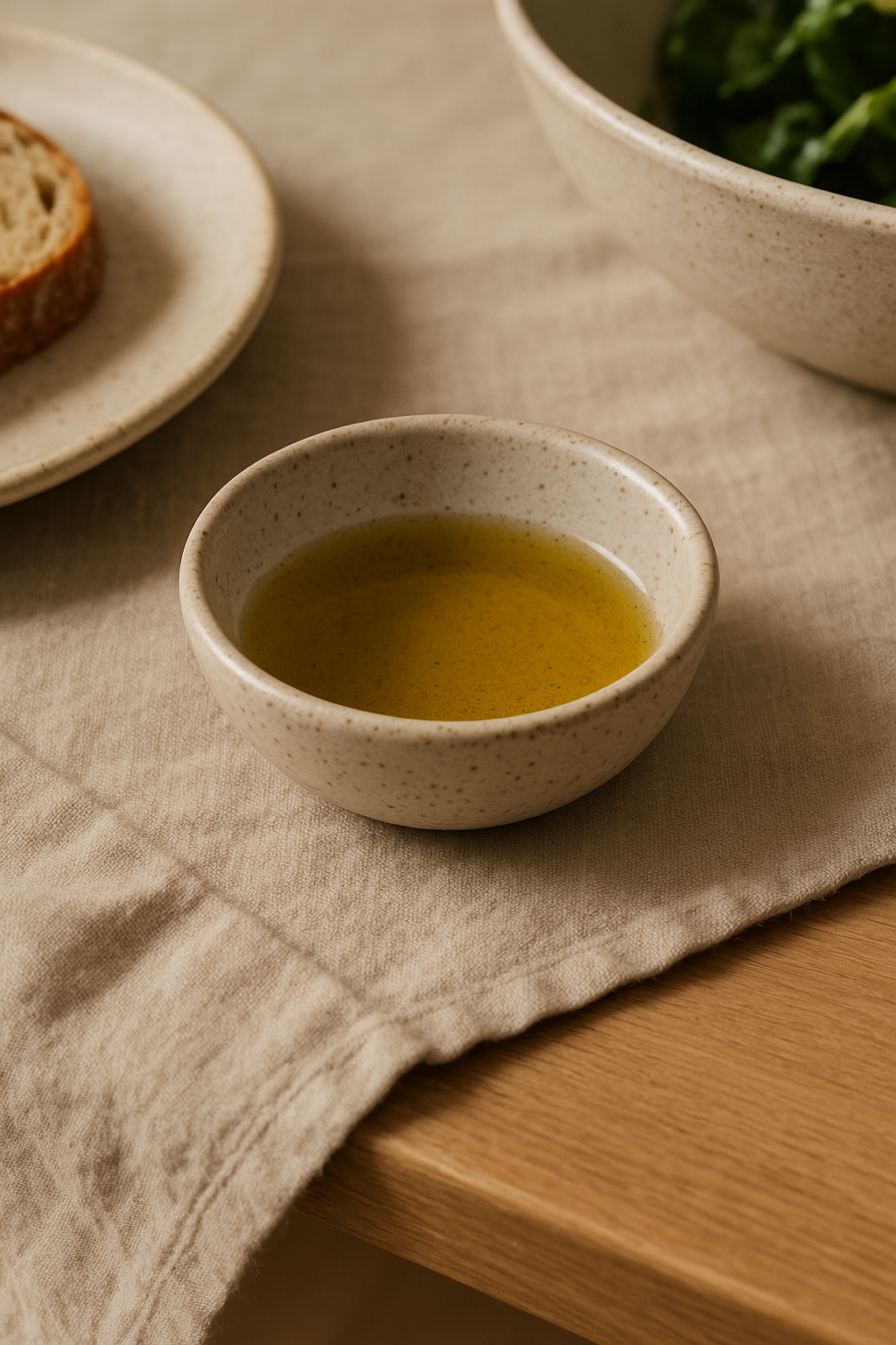 Dipping bowl — table setting