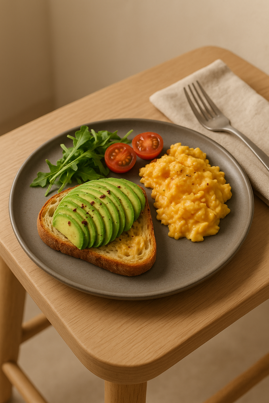 Café side plate — hosting scene