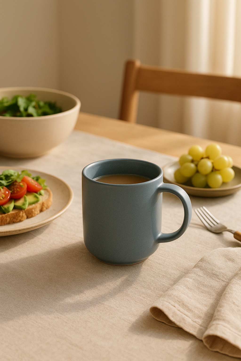 Coastal mug — hosting scene