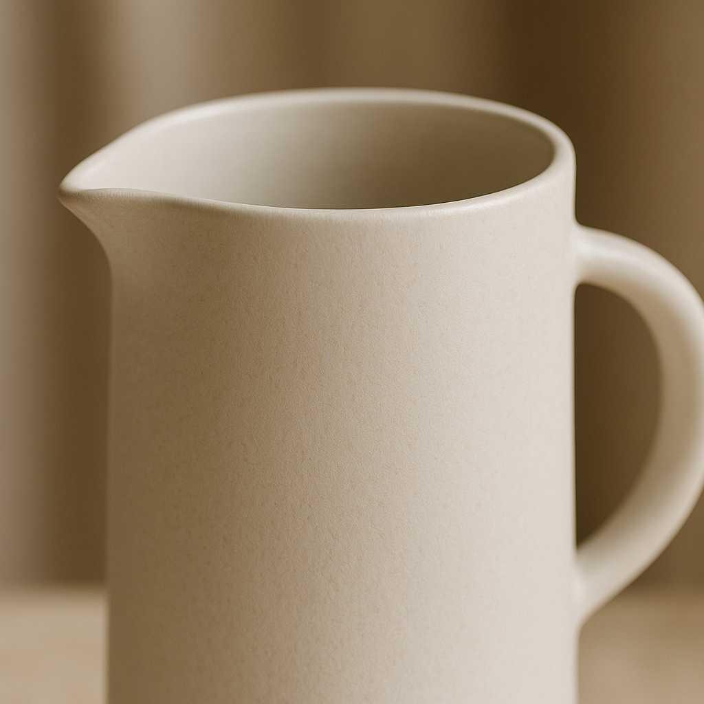 Water pitcher — glaze detail