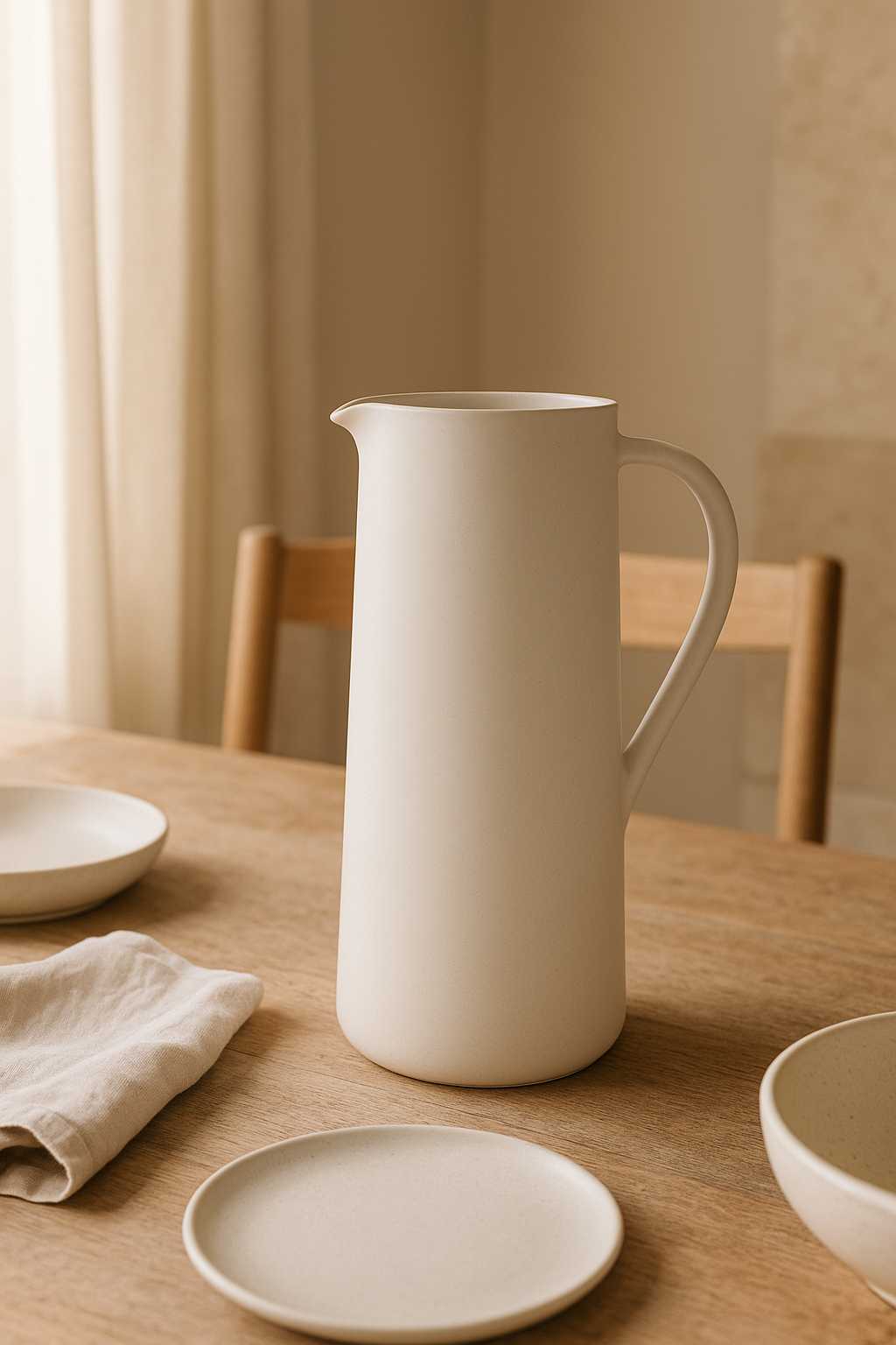 Water pitcher — table setting