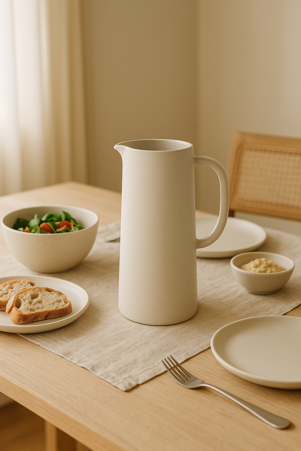 Water pitcher — hosting scene