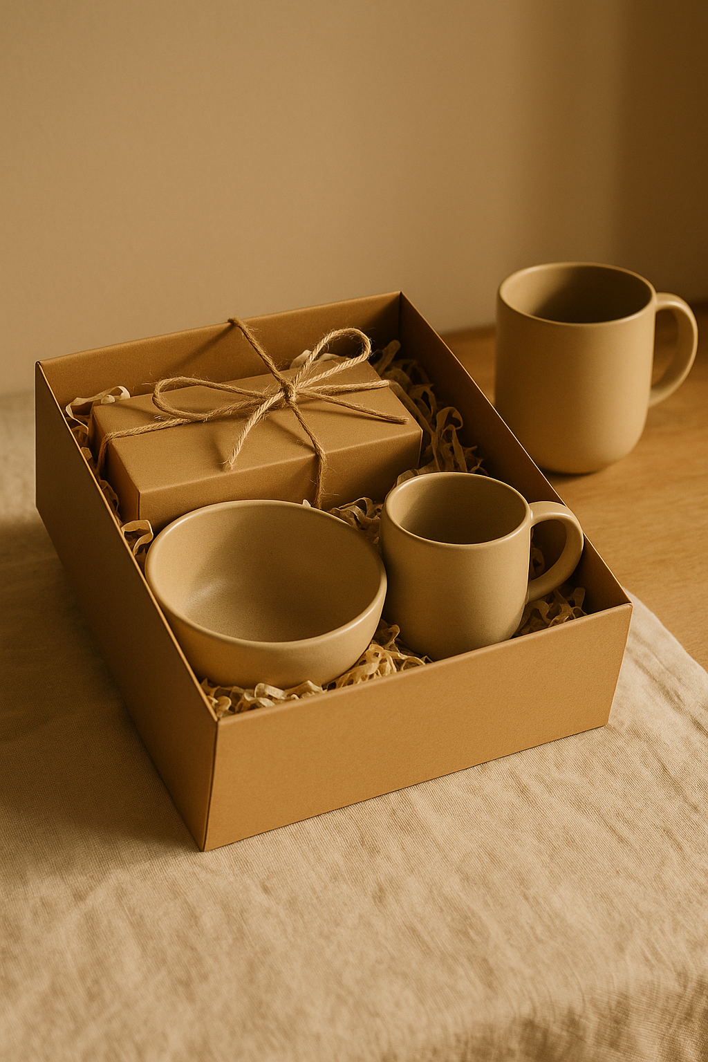Bowl & mug set — hosting scene