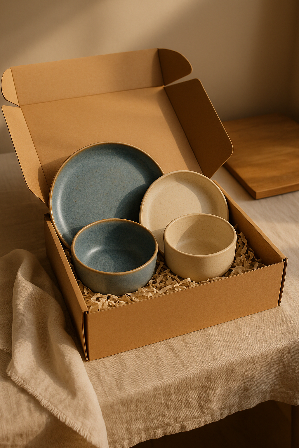 Curated box set — hosting scene