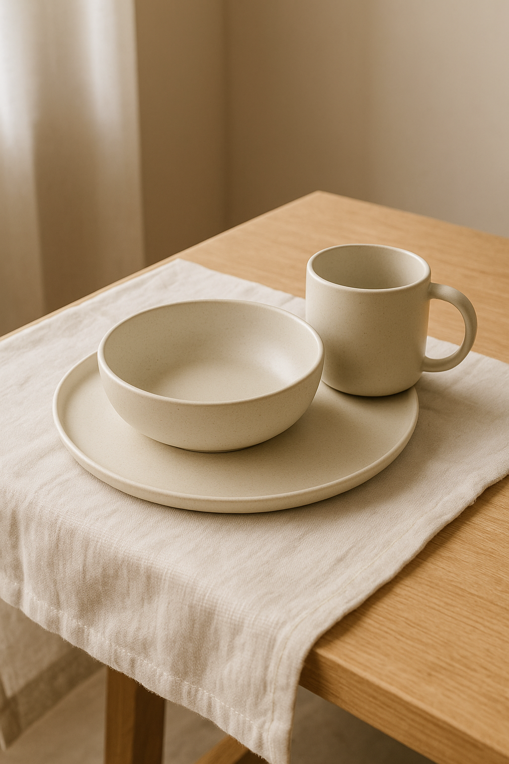 Host starter trio — table setting