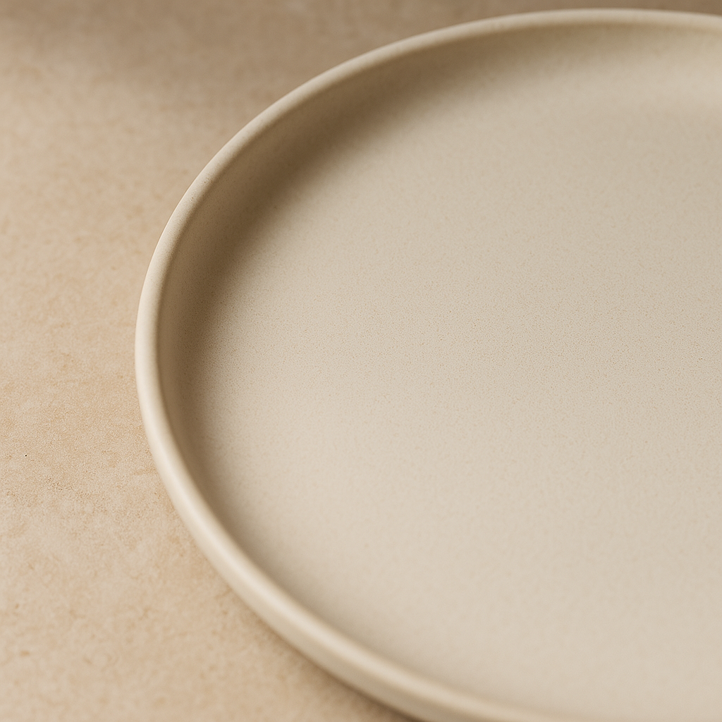 Dinner plate — glaze detail