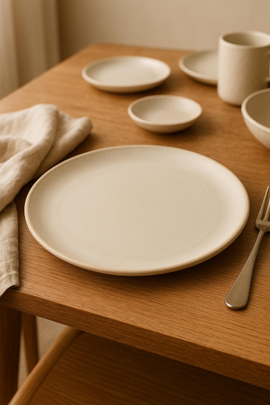 Dinner plate — table setting