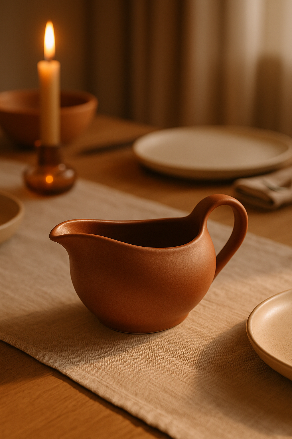 Gravy boat — hosting scene
