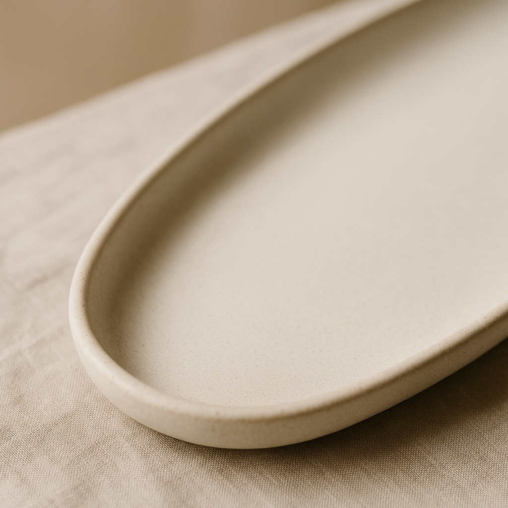 XL serving platter — glaze detail