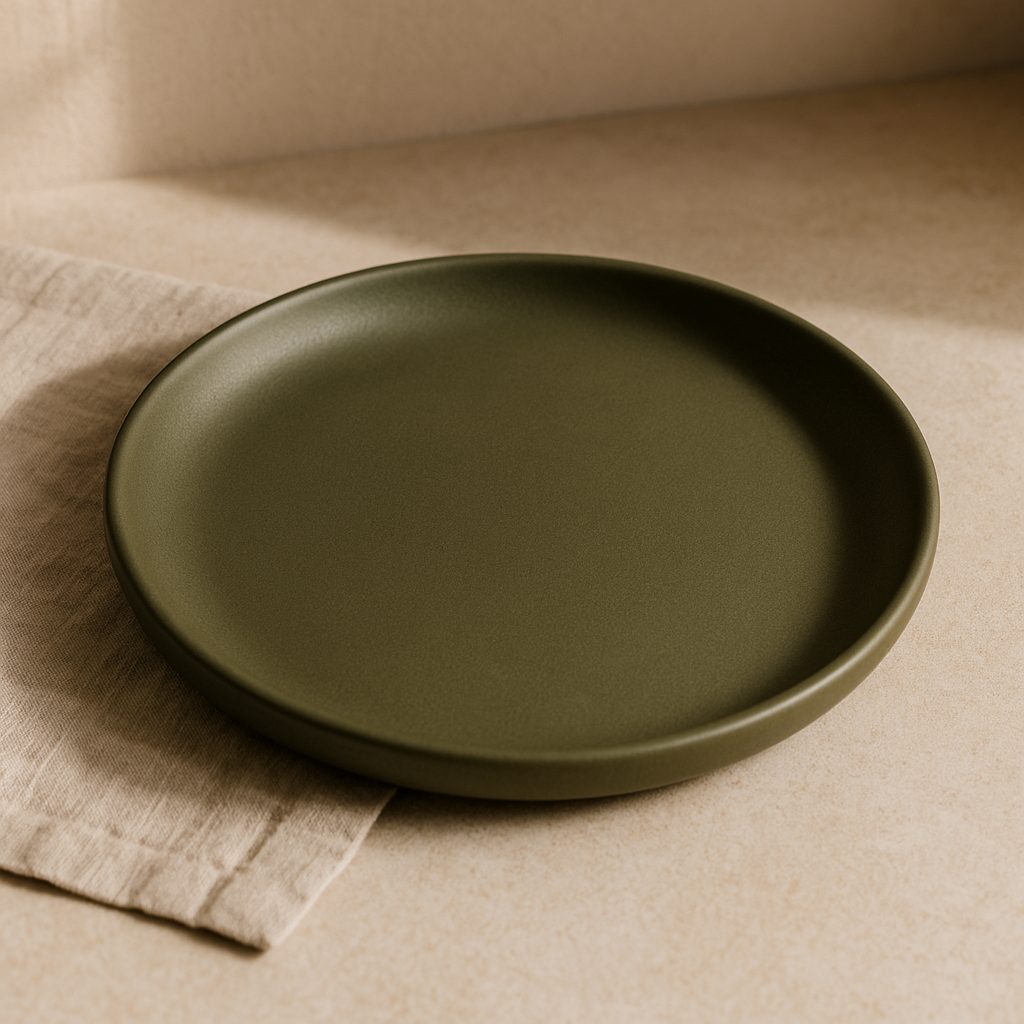Dinner plate — glaze detail