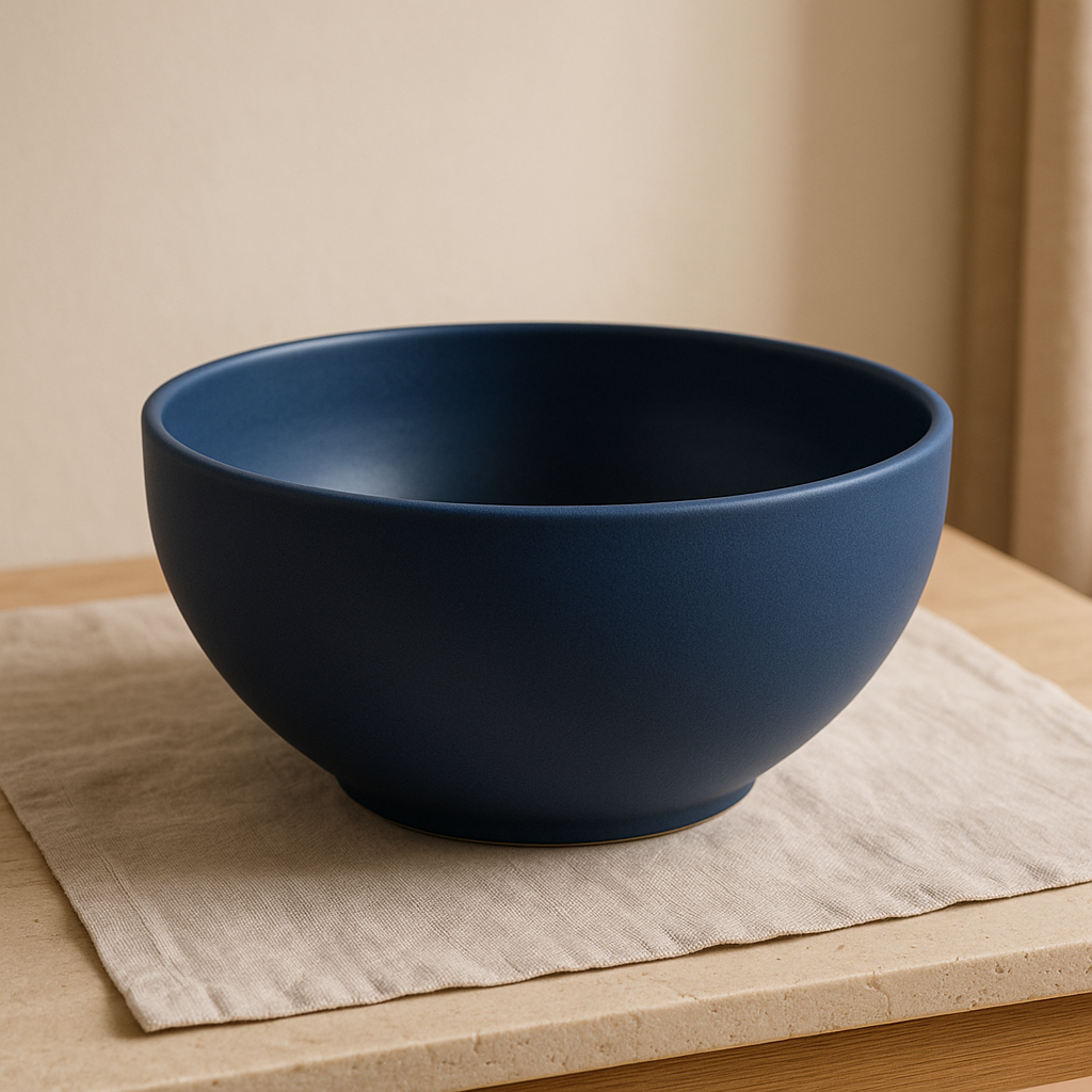 Salad bowl — glaze detail
