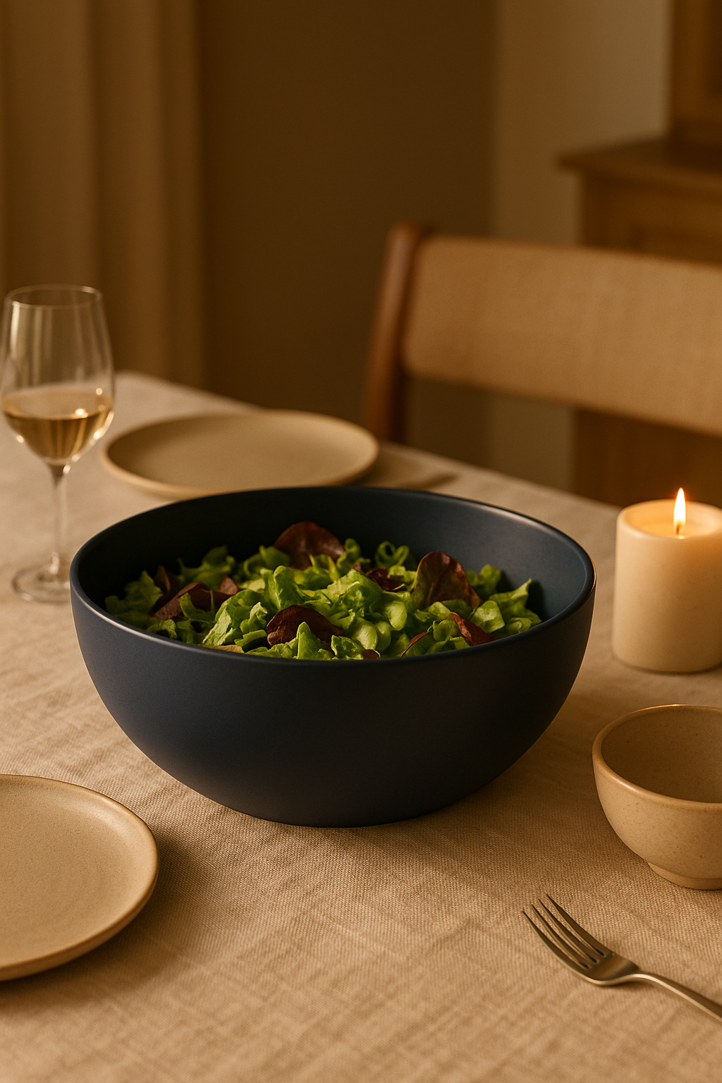 Salad bowl — hosting scene
